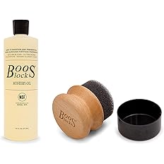 John Boos 2 Piece Maintenance Set with Mystery Oil and Applicator