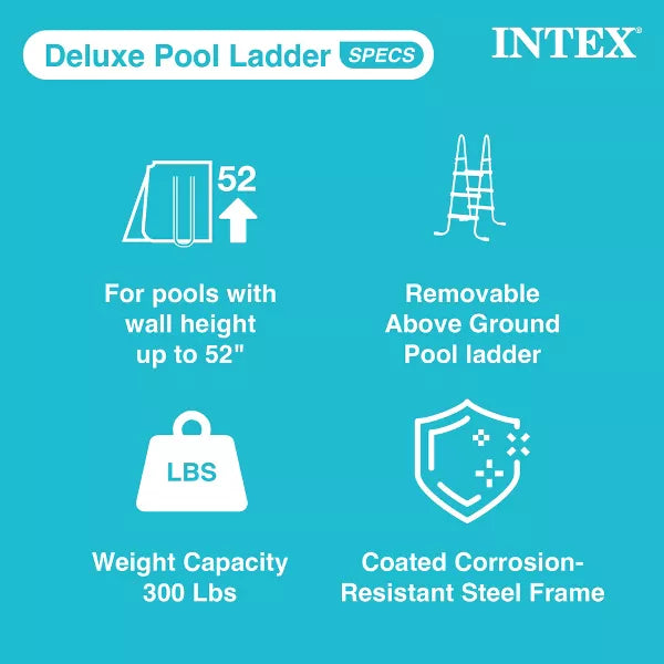 Intex Pool Ladder with Removable Steps