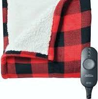 Sunbeam Microplush Sherpa Electric Heated Throw Blanket