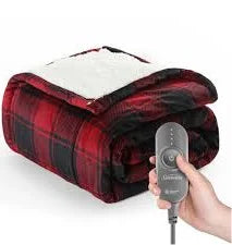 Sunbeam Microplush Sherpa Electric Heated Throw Blanket