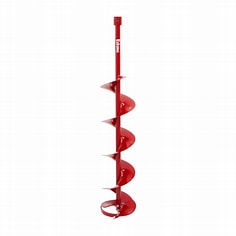 Eskimo QT8N Ice Fishing 8 Inch Quantum Steel Blade Ice Auger Bit Attachment, Red