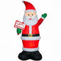 Airblown Inflatables 10 Ft Santa w Sign