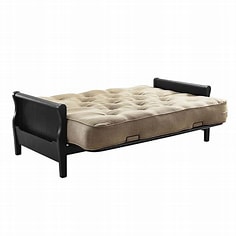 DHP Wooden Arm Futon Frame - F1330BLKS